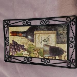New View decorative wall hanging or hot plate.
